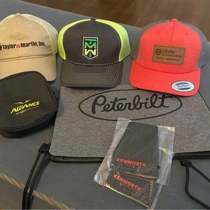 Collection of Truck baseball caps.